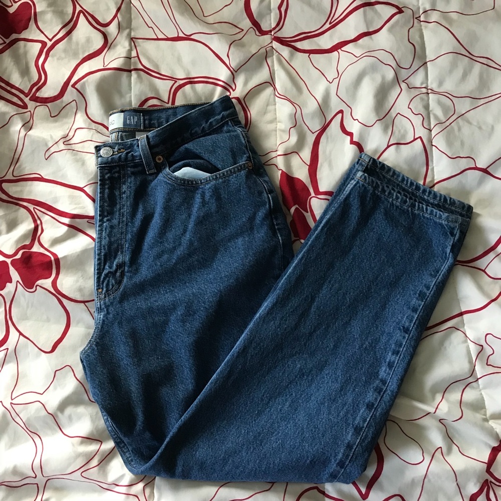 Vintage High-Waisted Gap Mom Jeans